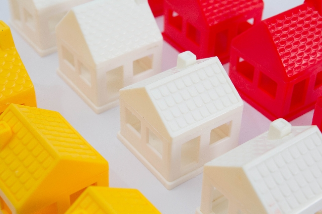 複数の家模型